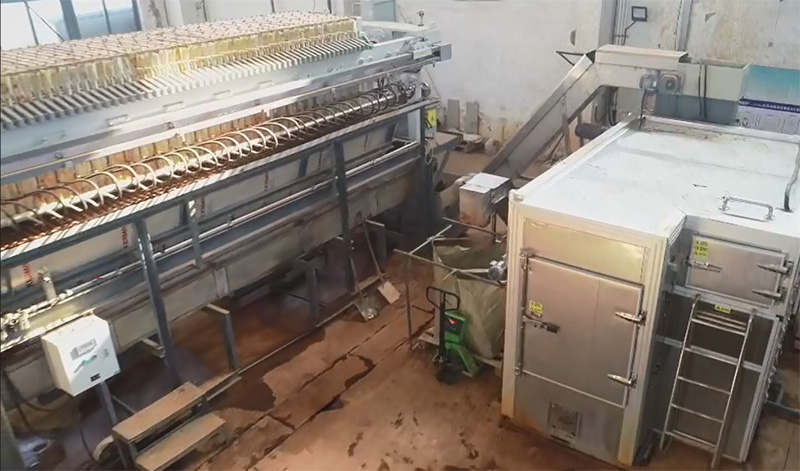 海爾污泥干化現場（帶式機）